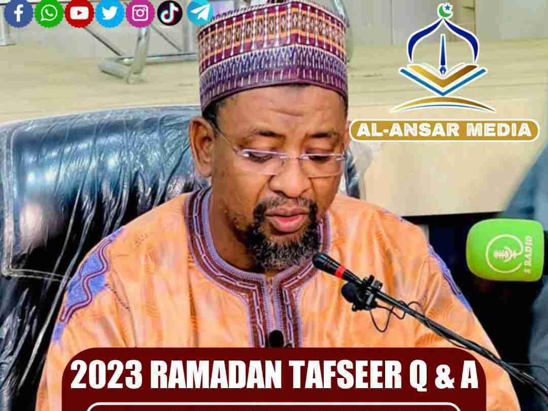 2023 RAMADAN TAFSEER Q AND A