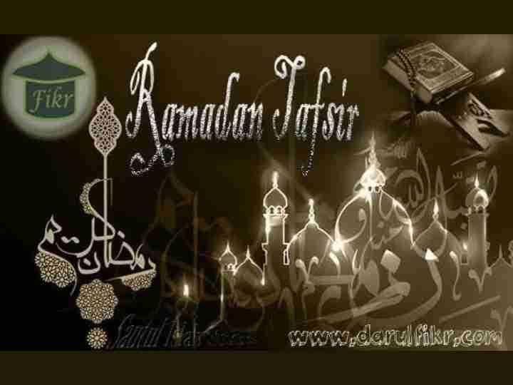 Sahãba Ramadãn Tafsir