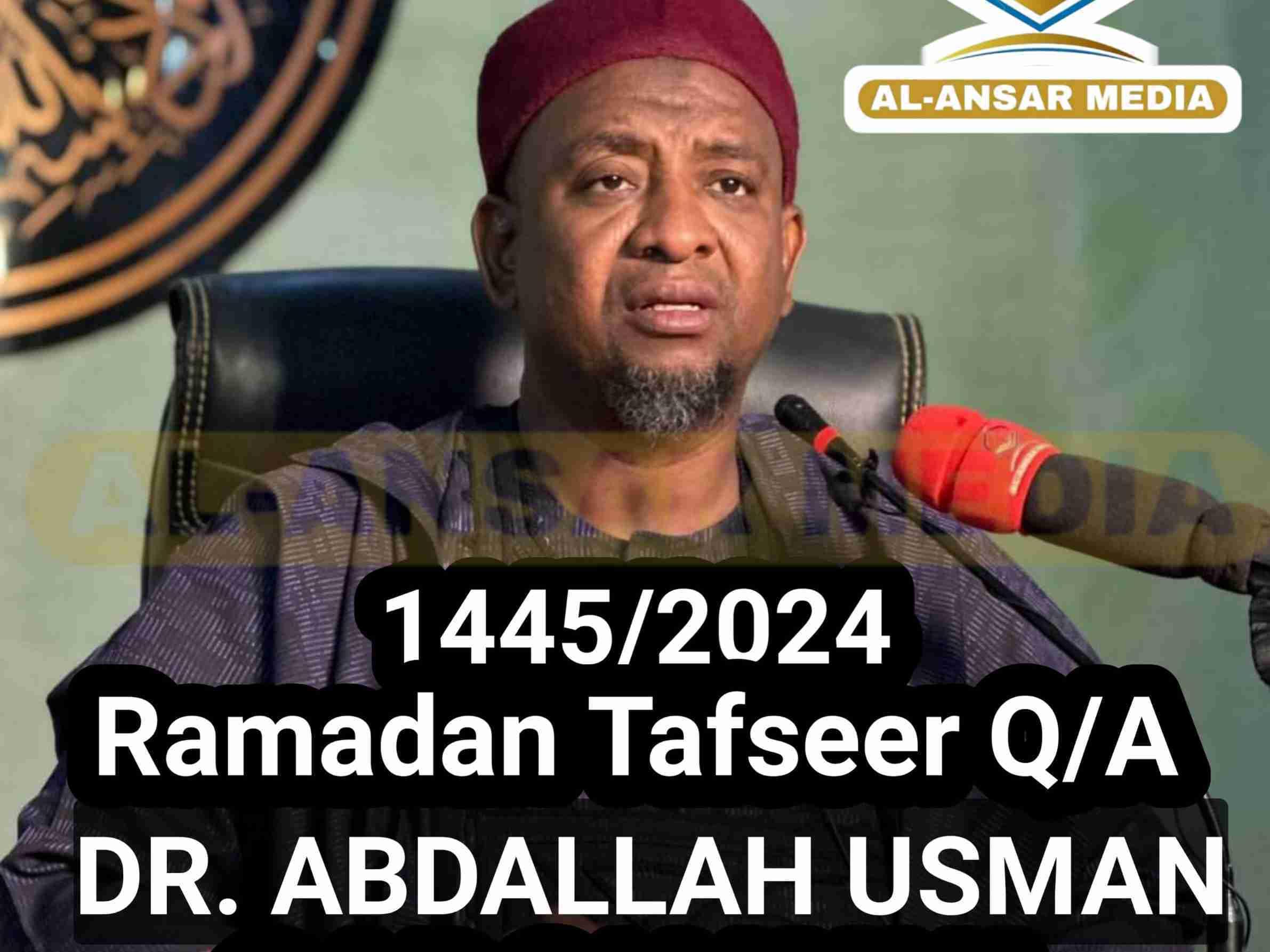 2024 RAMADAN TAFSEER Q&A