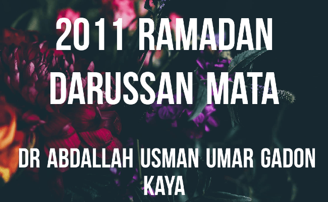 2011 Ramadan Darussan Mata